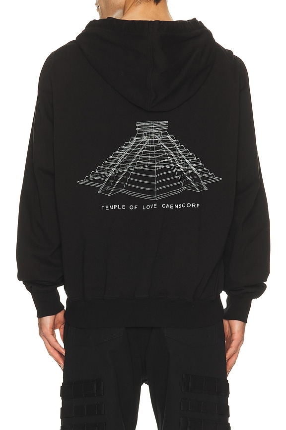 OFF-WHITE Pascal Painting Over Hoodie in Black & Multi | FWRD