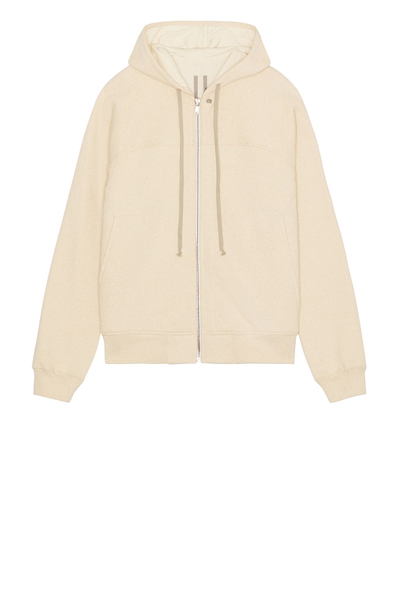 District Vision Dwr Recycled Half Zip Packable Shell in Pale Blue