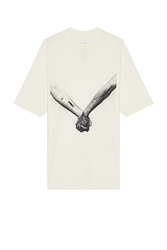 Aries Faded Aries Ex Amino Long Sleeve Tee in Off White | FWRD