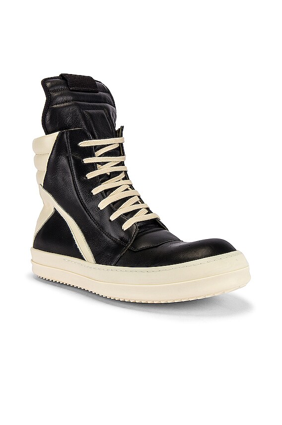 Rick Owens Drawstring Karloff Boxers in Black & Dust & Pearl | FWRD