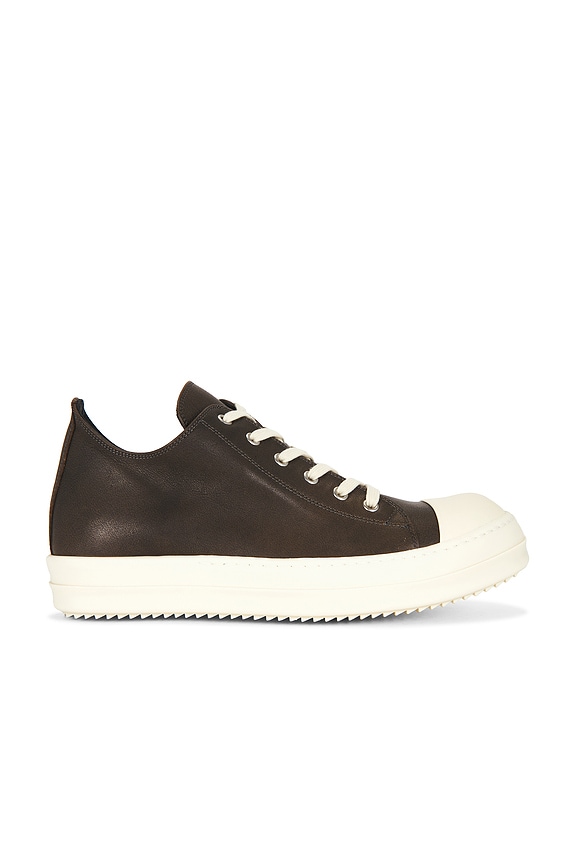 Rick Owens Low Sneakers in Black & Milk | FWRD