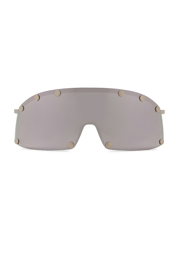 Rick Owens Shield Sunglasses in Black | FWRD