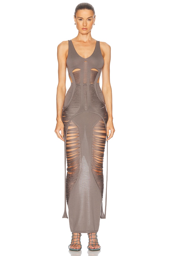 Alexander Wang Fringe Tank Top in Black | FWRD Alexander Wang Fringe Tank Top in Black | FWRD