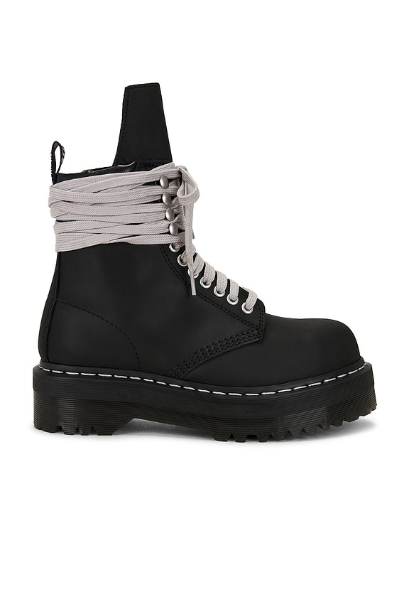 Rick Owens x Dr. Martens 1918 DMXL Calf Length Boot in Black | FWRD