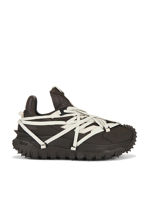 Rick Owens X Moncler Trailgrip Megalace Sneaker in Dust | FWRD
