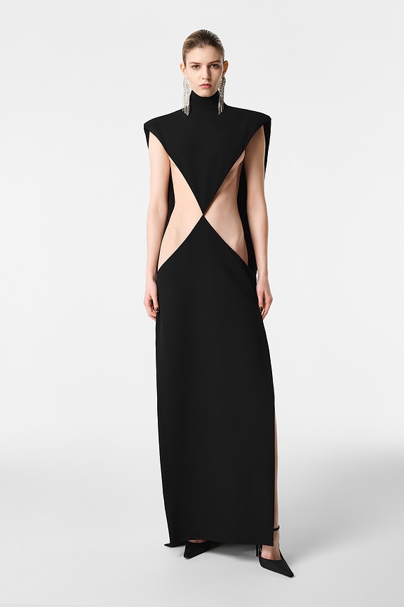 KHAITE Jeanty Dress in Black | FWRD