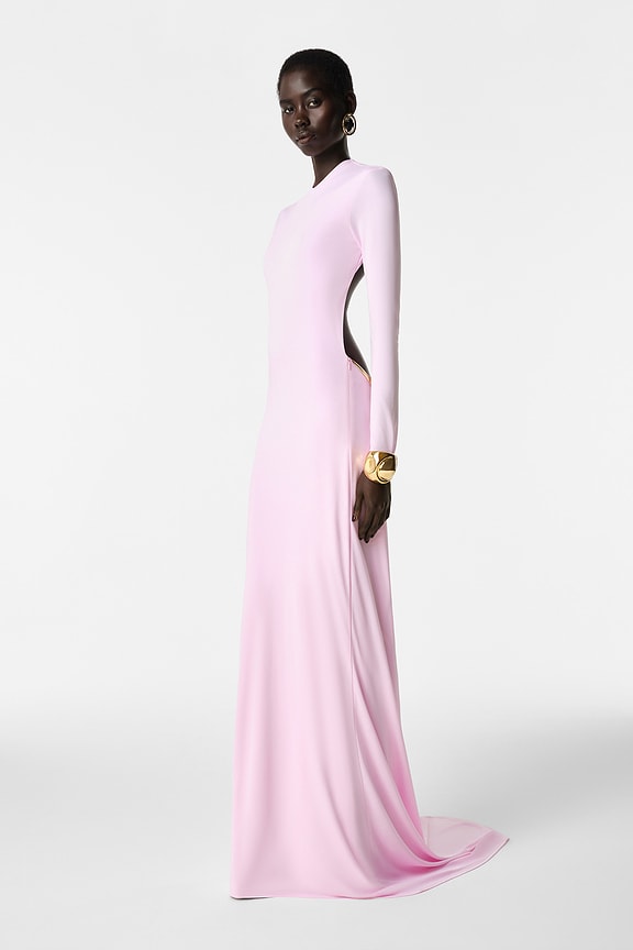 Y/Project x Jean-Paul Gaultier Body Morph Pant Dress in Purple
