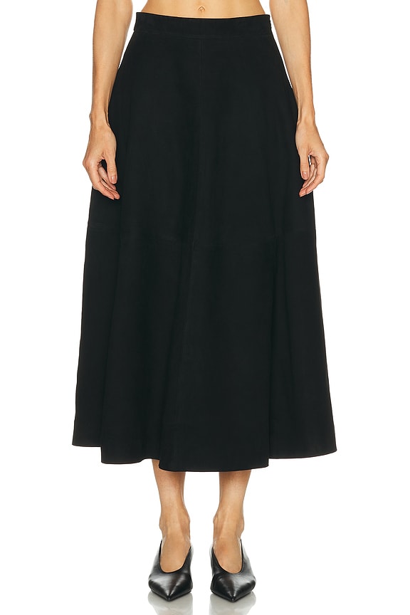 The Row Irene Skirt in Black | FWRD