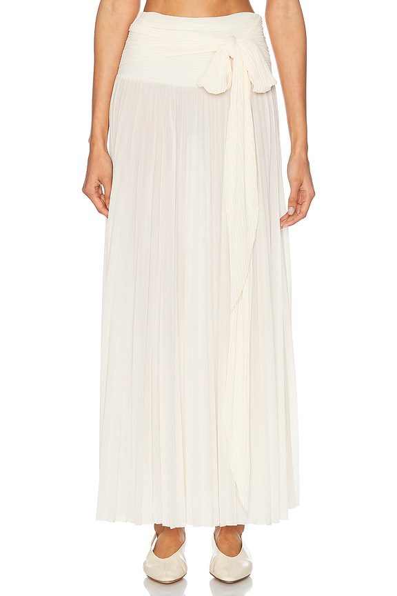 HELSA POPLIN MAXI スカート/ピンクS Helsa Poplin Maxi Skirt in Pale Pink | REVOLVE