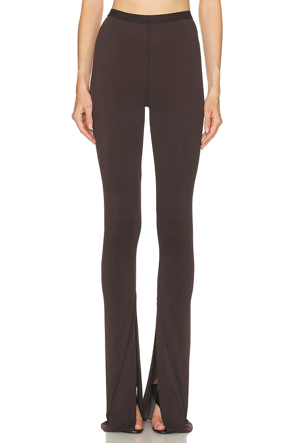 alo Airbrush High Waisted Bootcut Legging in Black | FWRD