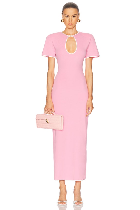LESET Margo Maxi Dress in White | FWRD