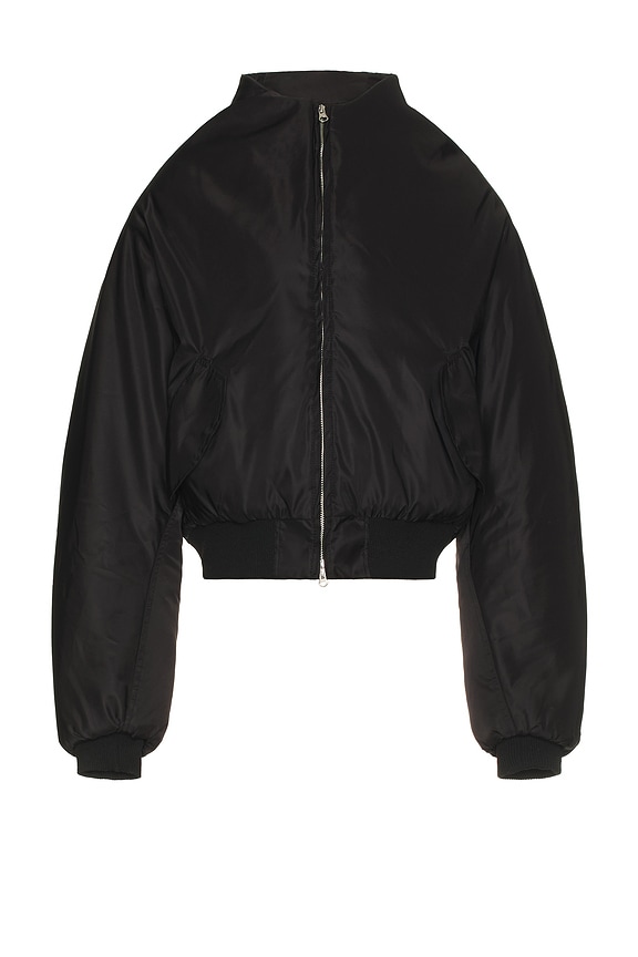 Balenciaga HOODED ボンバージャケット - Black | FWRD