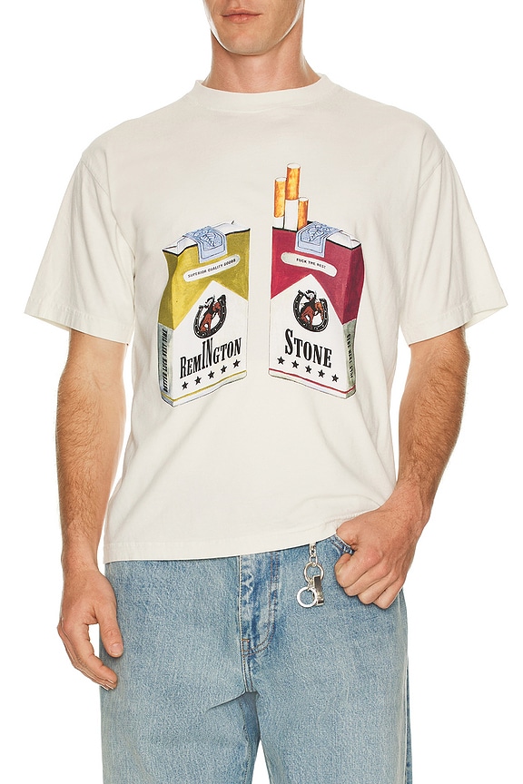 LOCAL AUTHORITY Sex Dolls Studios Pocket Tee in White | FWRD