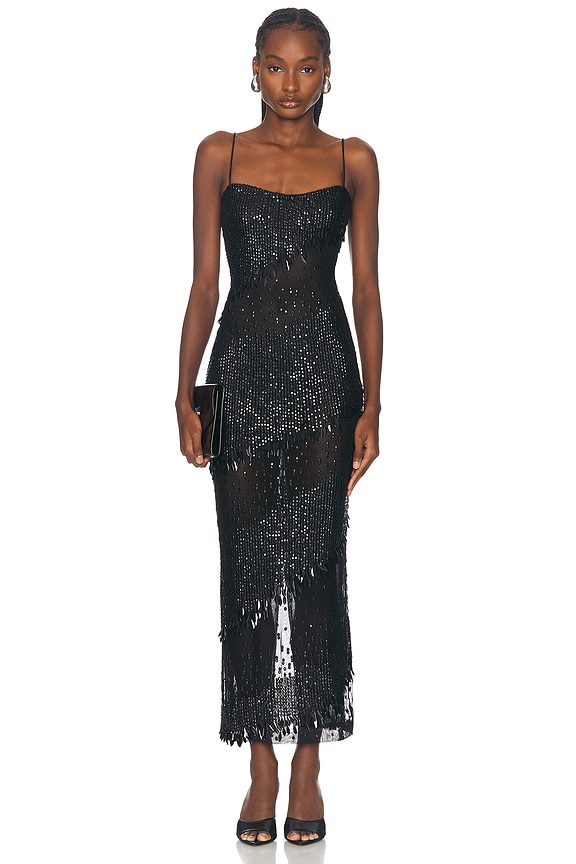 retrofete Kyree Knit Dress in Black | FWRD