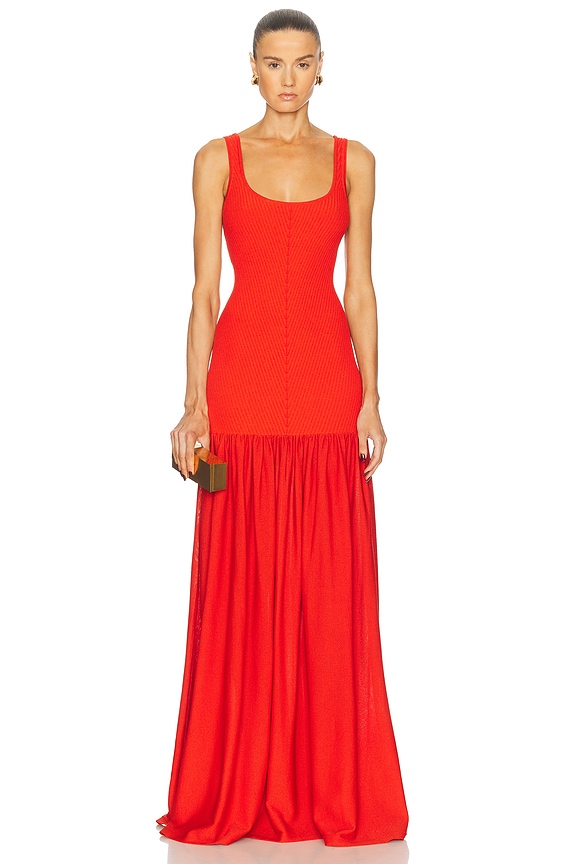 siedres red dress Siedres Camilla Maxi Jersey Dress