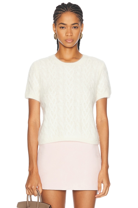 【self-portrait】WHITE GUIPURE LACE TOP Self Portrait White Guipure Lace Top | Shopbop