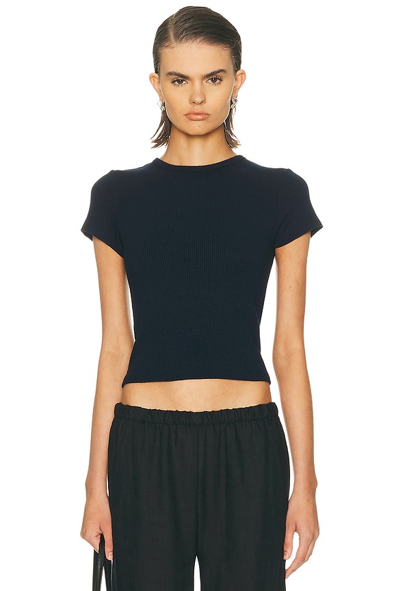 【送料込】BALENCIAGA★Shrunk Luxury Tシャツ ホワイト の ウィメンズ I Love Paris & Balenciaga クロップド