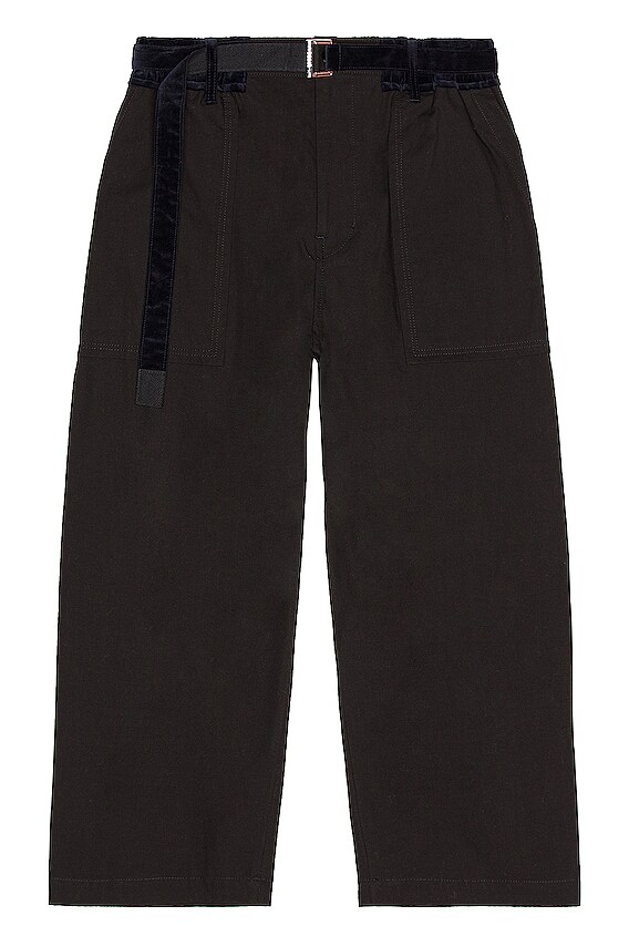 Sacai Cotton Oxford Blouson in Black | FWRD