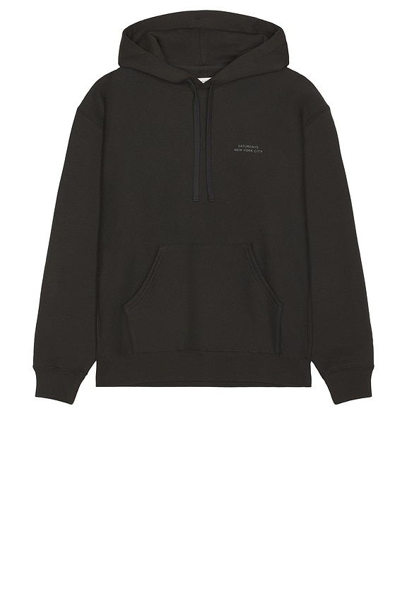 Balenciaga Large Fit Hoodie in Faded Wash Black & Anthracite | FWRD