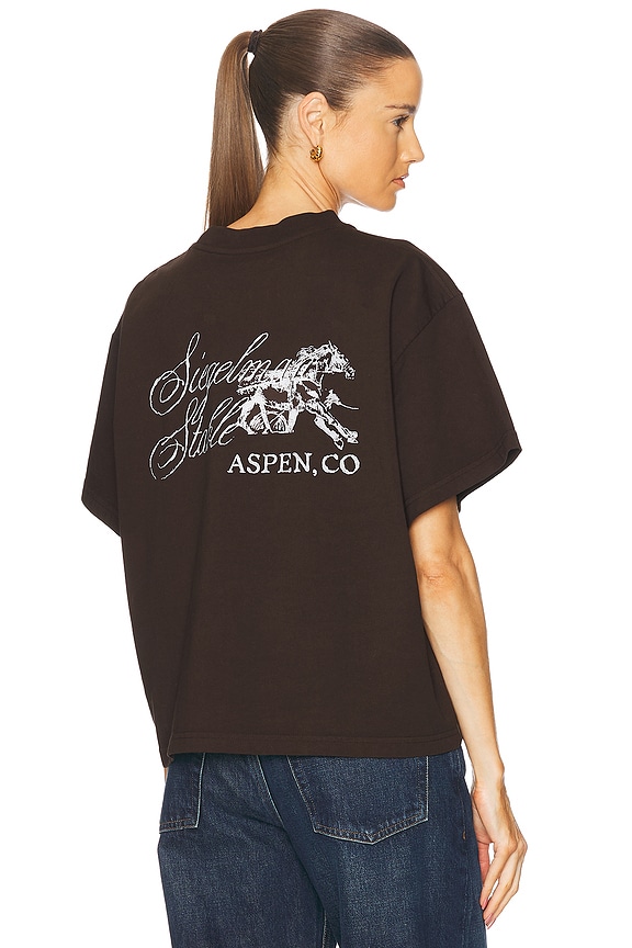 Fear of God Airbrush 8 Ss Tee in Black | FWRD