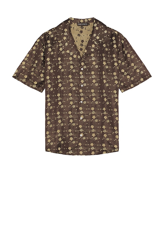 Amiri Ma Paisley Bowling Shirt in Black | FWRD
