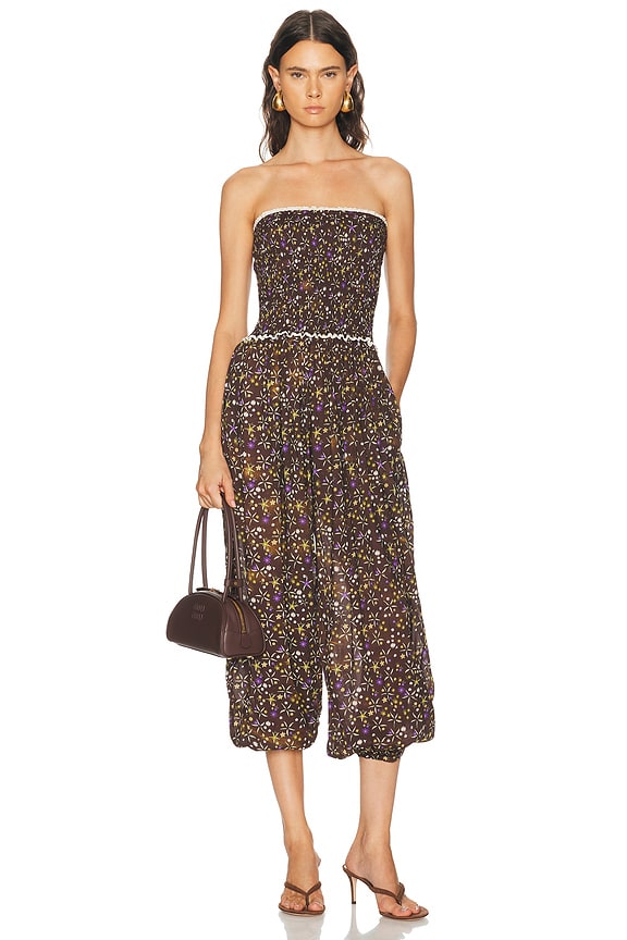 The New Arrivals by Ilkyaz Ozel Circe Jumpsuit in Midnight Sky | FWRD