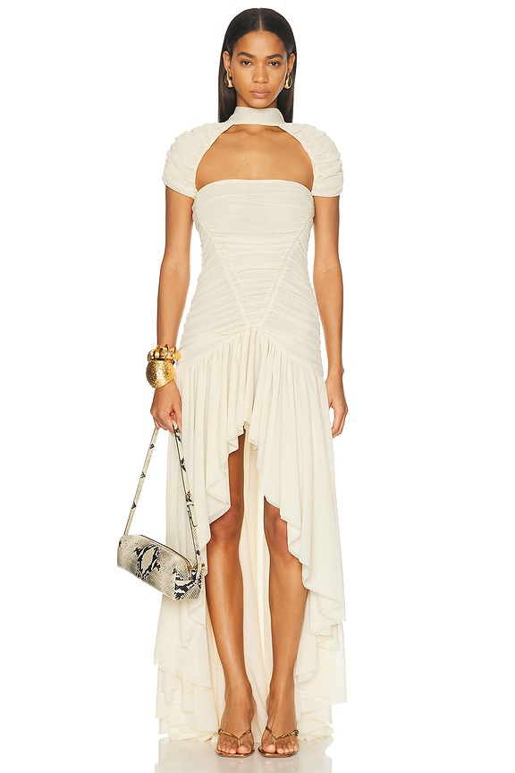 Monse Cotton Canvas Dress in Khaki | FWRD