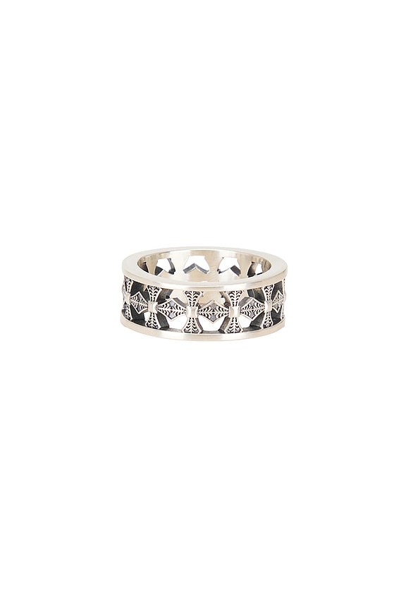 WACKO MARIA Nude Ring in Silver | FWRD