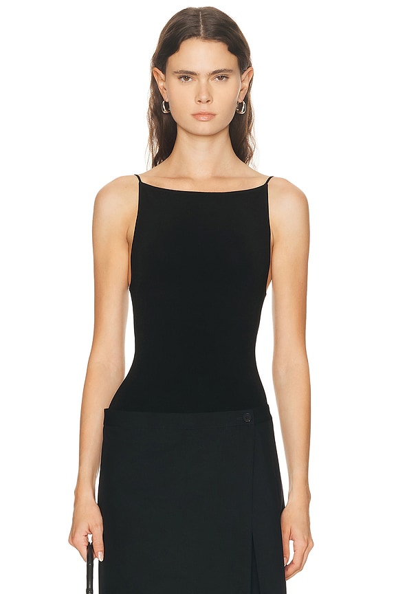 The Row Brixton Top in Black | FWRD