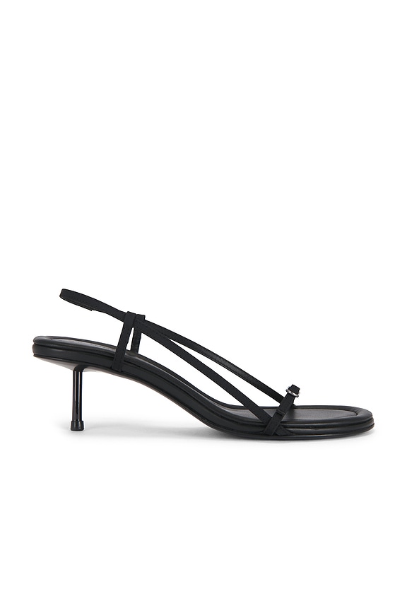The Row Constance Leather Sandals in Mocha | FWRD