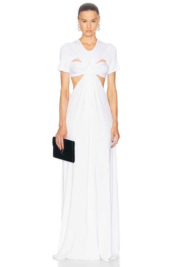 ワンピース [Toteme] Shantung Dress Toteme Crinkled Slouch-Waist Midi-Dress | Saks Fifth Avenue