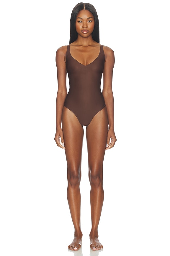 Maygel Coronel Burano Bodysuit in Brown | FWRD