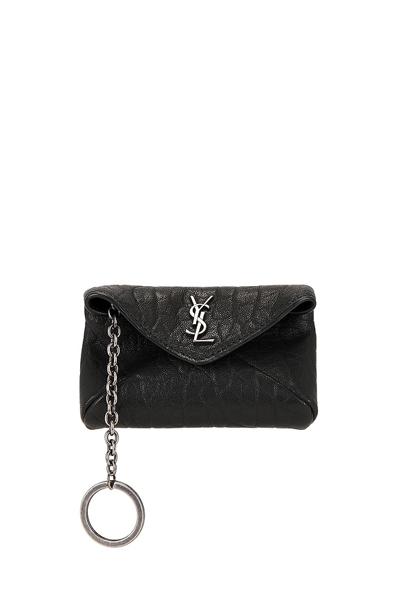 小物 Raf Simons cherry wallet chain Raf Simons Black Cherries Twisted Wallet Chain in Silver | FWRD
