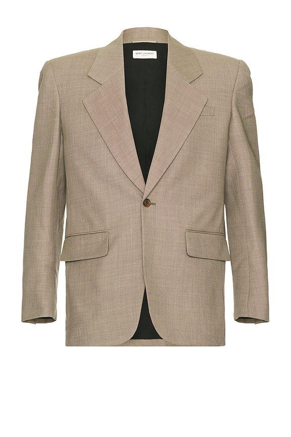【関税&送料込み】Bottega Veneta Distorted Prince Of Wales Bottega Veneta Distorted Prince Of Wales Jacket in Beige