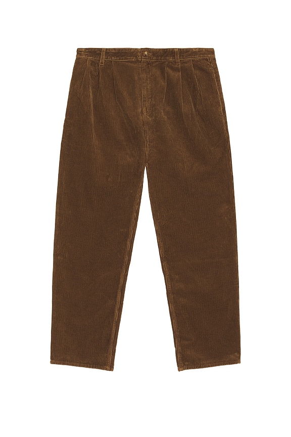 ISSEY MIYAKE MEN パンツ ブラウン M Homme Plisse Issey Miyake ストレートパンツ - Edge Brown | FWRD