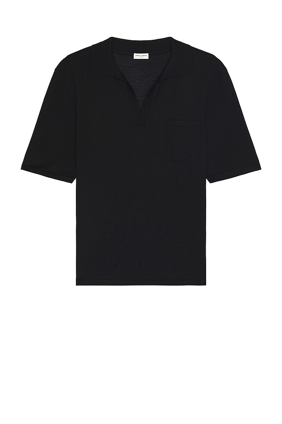 優れた品質 Saint Laurent ポロシャツ - Noir | FWRD トップス