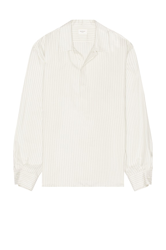 VETEMENTS x Comme Des Garcons SHIRT Shirt in Blue & Brown in Blue