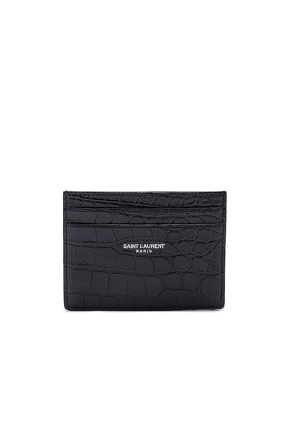 ★SAINT LAURENT★関税込♪NEW♪Voltaire レザー カードホルダー Saint Laurent カードホルダー - Nero | FWRD
