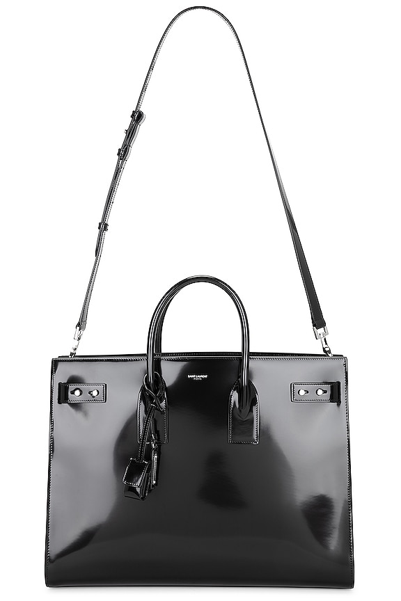 【関税&送料込】Saint Laurent Borsa Manhattan Piccola In Pel Saint Laurent YSL Manhattan Bag in Nero | FWRD