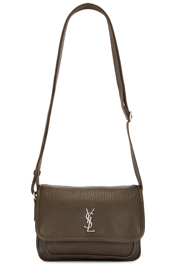 【SAINT LAURENT】SMALL MESSENGER BAG 0400022341623_DEEPMILITARY?wid