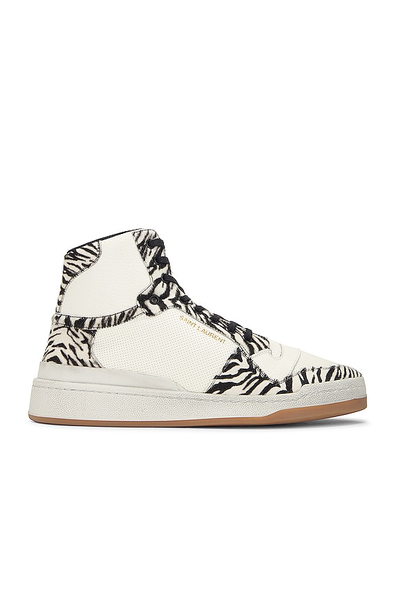 Balenciaga Paris High Top in White & Black | FWRD Balenciaga Paris High Top in White & Black | FWRD