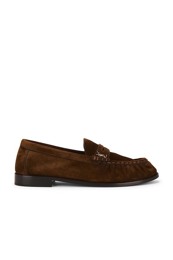 Lemaire Piped Crepe Slippers in Dark Brown | FWRD