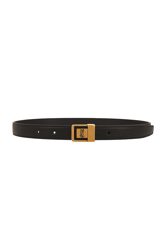 Saint Laurent La 66 Buckle Belt in Fondente | FWRD