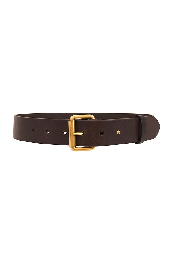 Saint Laurent Motorcycle Belt in Nero | FWRD