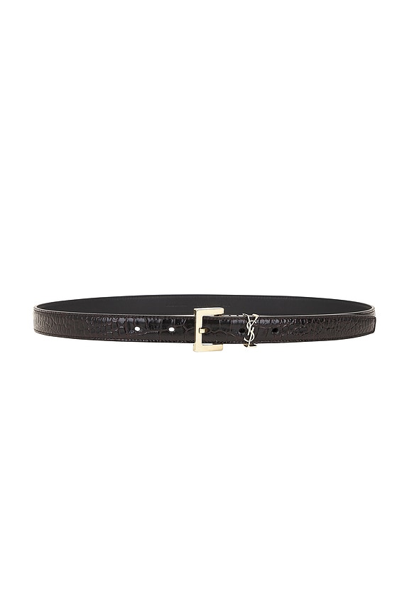 Saint Laurent YSL Belt in Nero | FWRD