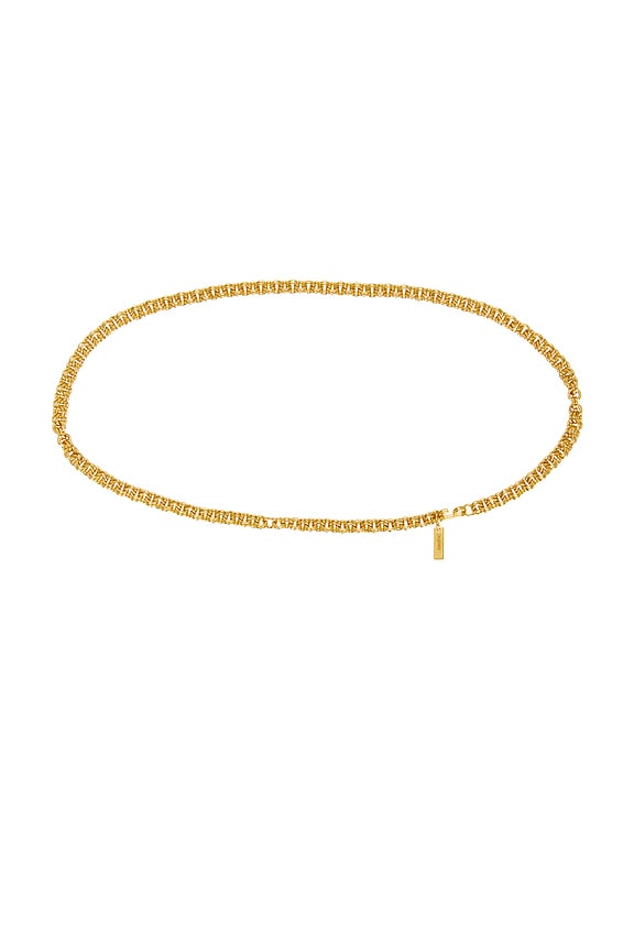 Bottega Veneta Round Metal Chain Belt in Oro | FWRD Bottega Veneta Round Metal Chain Belt in Oro | FWRD