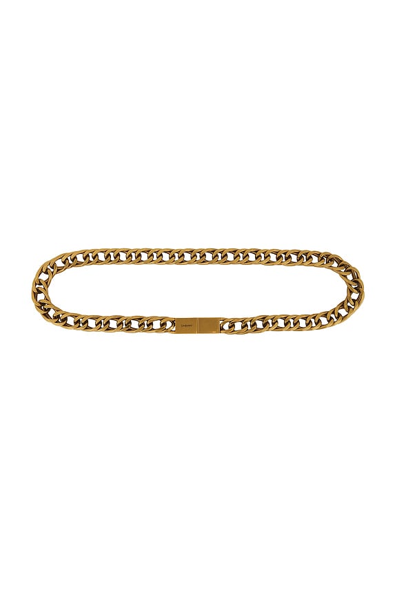 Bottega Veneta Round Metal Chain Belt in Oro | FWRD Bottega Veneta Round Metal Chain Belt in Oro | FWRD