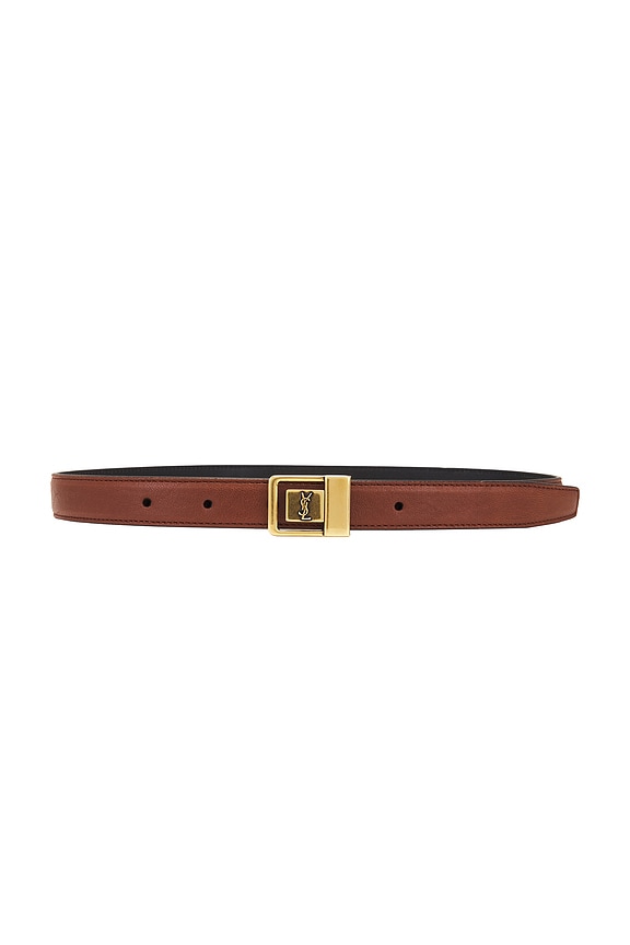 【Saint Laurent】カーフスキンブークレ LA 66 ベルト SLAU-WA316_V1.jpg