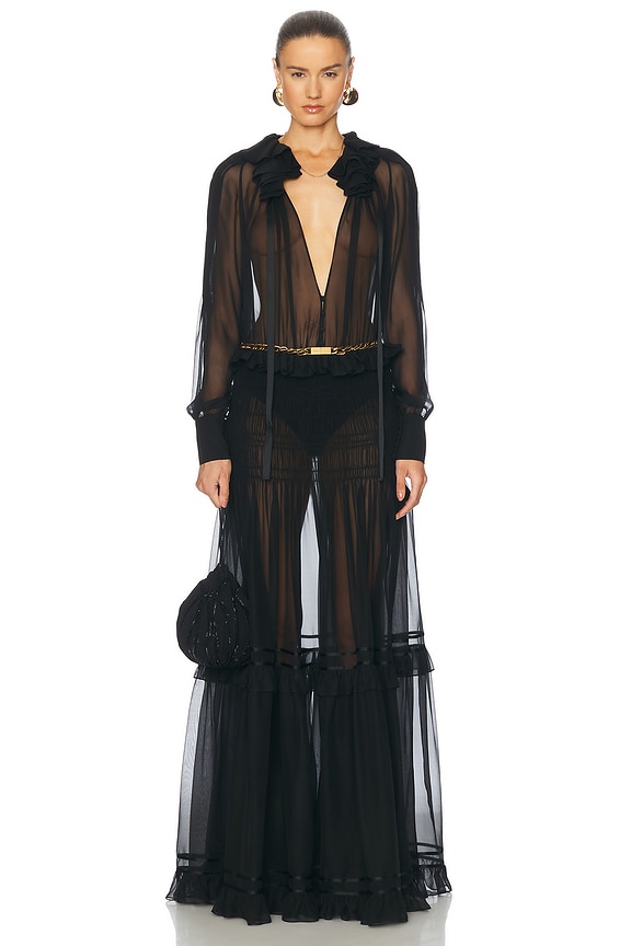 CELINE ドレス Try on the ​Élysée Celine Gown in Los Angeles, CA | Karoza
