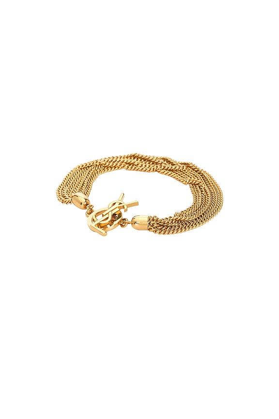 Valentino Garavani V LOGO ブレスレット - Oro & Crystal